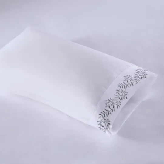 Kirkland's Home Leafy Vine Hem Microfiber 4-Pc. Queen Sheet Set- Bed Sheets
