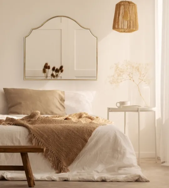 Kirkland's Home Leanna Gold Arched Frame Mirror- Decorative Mirrors