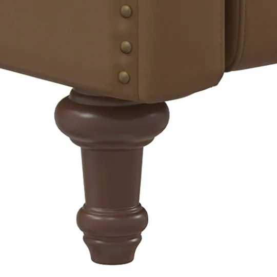 Kirkland's Home Leather Nailhead Trim Classic Recliner- Accent Chairs
