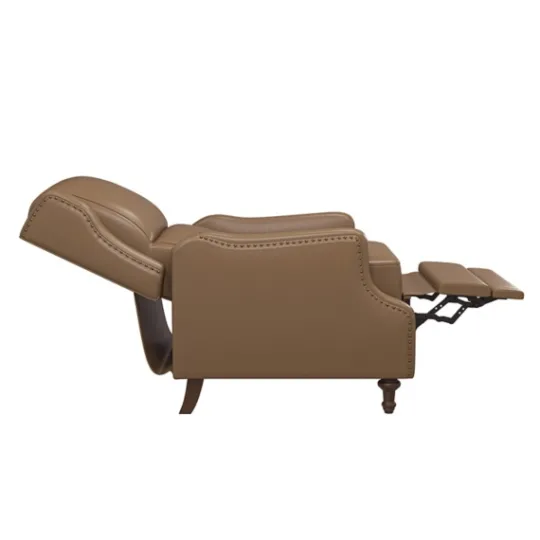 Kirkland's Home Leather Nailhead Trim Classic Recliner- Accent Chairs