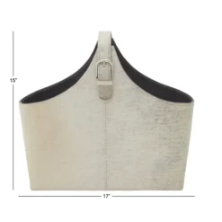 Kirkland's Home Leather Textured Magazine Rack- Baskets & Boxes