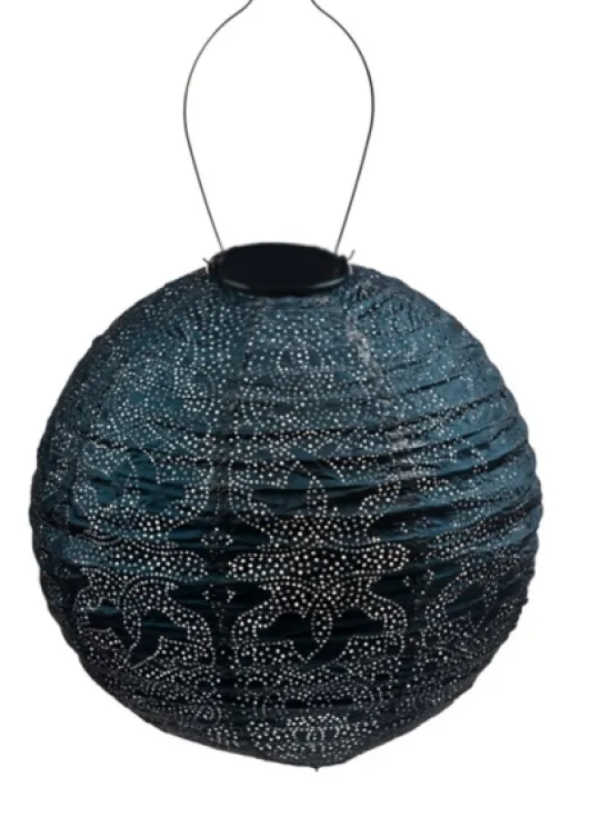 Kirkland's Home Led Round Dark Ii Outdoor Hanging Lantern- Outdoor Lighting