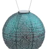 Kirkland's Home Led Round Sea Outdoor Hanging Lantern- Outdoor Lighting