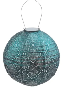 Kirkland's Home Led Round Sea Outdoor Hanging Lantern- Outdoor Lighting