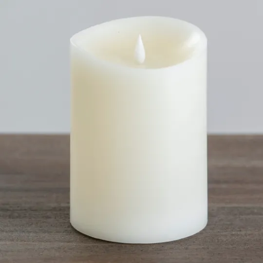 Kirkland's Home Led Soft Flame Pillar Candle, 5X7 In.- Flameless Candles