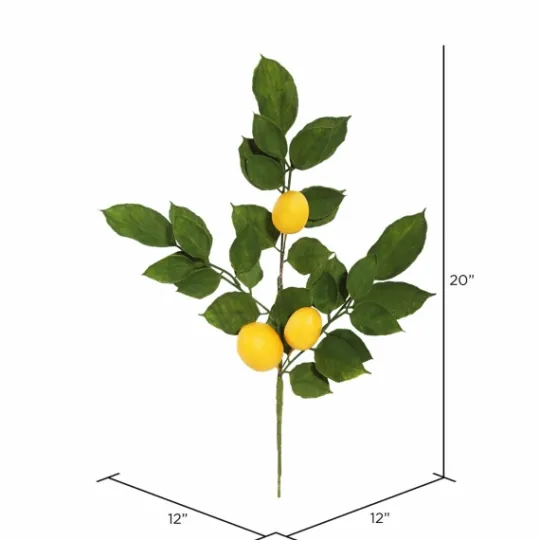 Kirkland's Home Lemon Leaf Spray Stems, Set Of 4- Stems & Bouquets