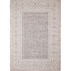 Kirkland's Home Leopard Border Outdoor Area Rug, 5X7- Outdoor Rugs