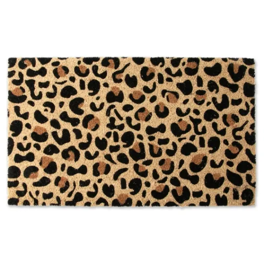Kirkland's Home Leopard Print Coir Doormat- Doormats
