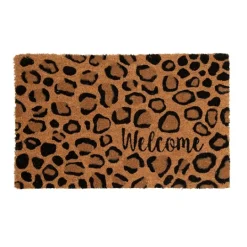 Kirkland's Home Leopard Welcome Doormat- Doormats