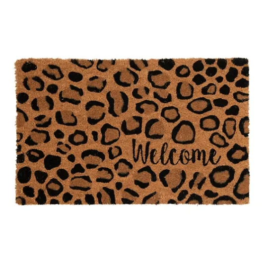 Kirkland's Home Leopard Welcome Doormat- Doormats