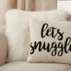 Kirkland's Home Let'S Snuggle Embroidered Throw Pillow- Pillows