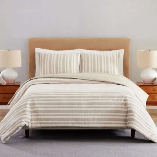 Kirkland's Home Liam Striped Full/Queen 3-Pc. Duvet Set- Duvets