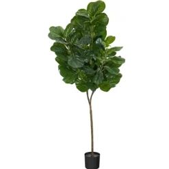 Kirkland's Home Lifelike Fiddle Leaf Fig In Nursery Planter, 6 Ft.- Trees & Topiaries
