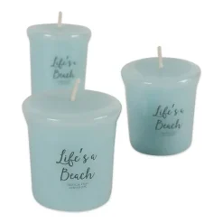 Kirkland's Home Life'S A Beach Votive Candles, Set Of 8- Candles
