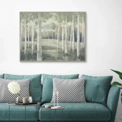 Kirkland's Home Light Aspens Forest Framed Wall Art- Framed Art