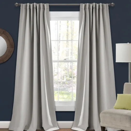 Kirkland's Home Light Blackout Curtain Panel Set, 95 In.- Curtains & Drapes