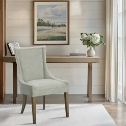 Kirkland's Home Light Curved Back Leg 2-Pc. Dining Chair Set- Dining Chairs
