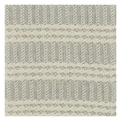 Kirkland's Home Light Gray And Ivory Striped Cotton Throw- Blankets & Throws
