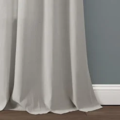 Kirkland's Home Light Linen Lace Curtain Panel Set, 84 In.- Curtains & Drapes