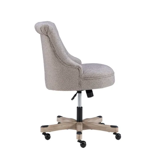 Kirkland's Home Light Miller Tufted Office Chair- Office Furniture