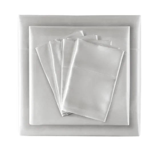 Kirkland's Home Light Satin 6-Pc. Full Sheet Set- Bed Sheets