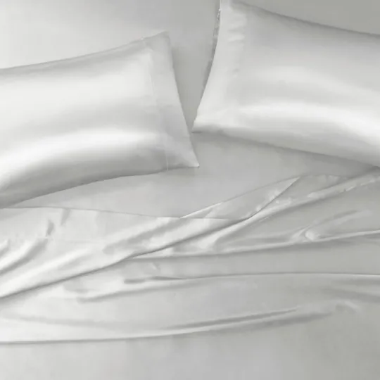 Kirkland's Home Light Satin 6-Pc. Full Sheet Set- Bed Sheets
