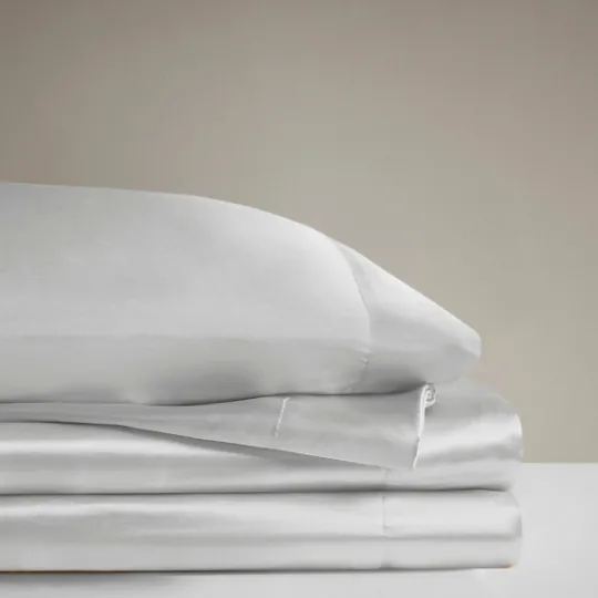 Kirkland's Home Light Satin 6-Pc. Full Sheet Set- Bed Sheets