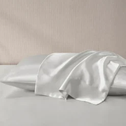 Kirkland's Home Light Satin Standard 2-Pc. Pillow Case Set- Bed Sheets