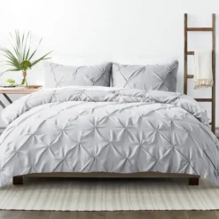 Kirkland's Home Light Soft Pinched 3-Pc. King Duvet Cover Set- Duvets