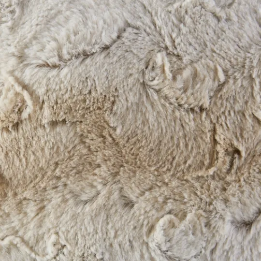 Kirkland's Home Light Textured Faux Fur Pillow- Pillows