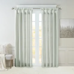 Kirkland's Home Light Twist Top Curtain Panel, 84 In.- Curtains & Drapes
