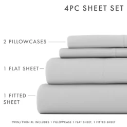 Kirkland's Home Light Ultra Soft 4-Pc. Full Sheet Set- Bed Sheets