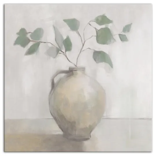 Kirkland's Home Light Vase Botanical Canvas Art Print- Canvas Art
