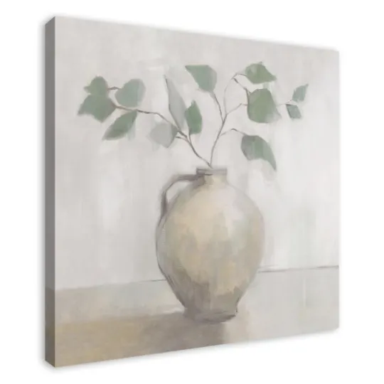 Kirkland's Home Light Vase Botanical Canvas Art Print- Canvas Art