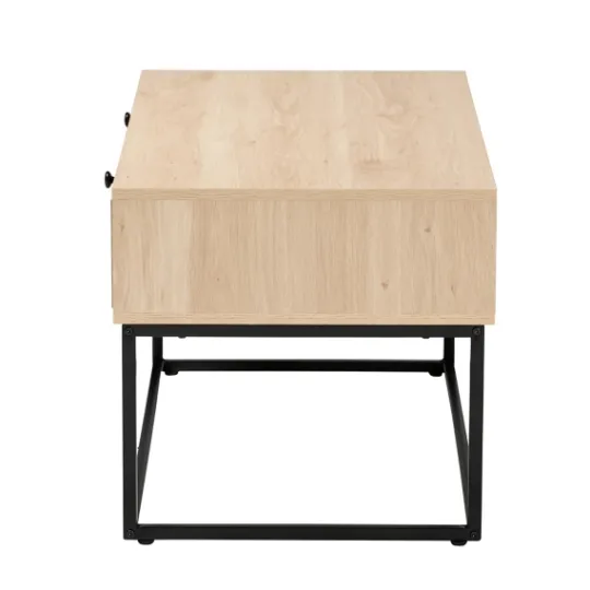Kirkland's Home Light Wood And Rat 2-Drawer Coffee Table- Coffee Tables