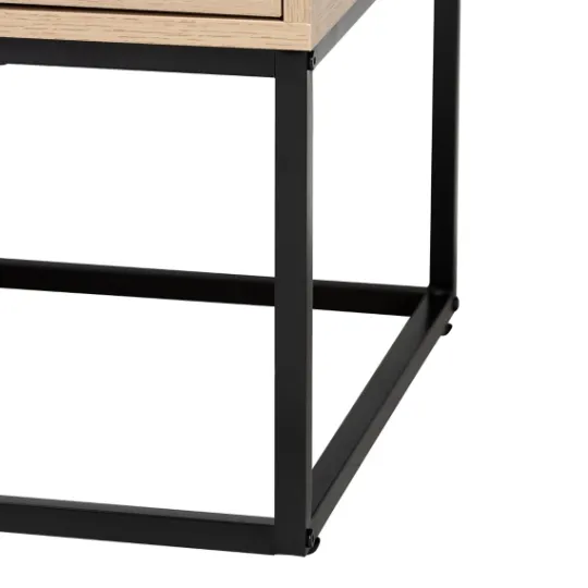 Kirkland's Home Light Wood And Rat 2-Drawer Coffee Table- Coffee Tables