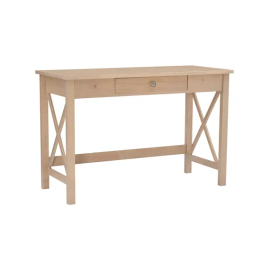 Kirkland's Home Light Wood X-Sides Desk- Office Furniture