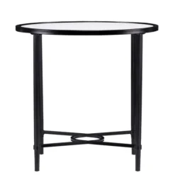 Kirkland's Home Lila Glass And Metal Oval Accent Table- Accent & End Tables