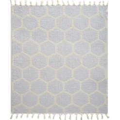 Kirkland's Home Lilac Honeycomb Cotton Throw- Blankets & Throws