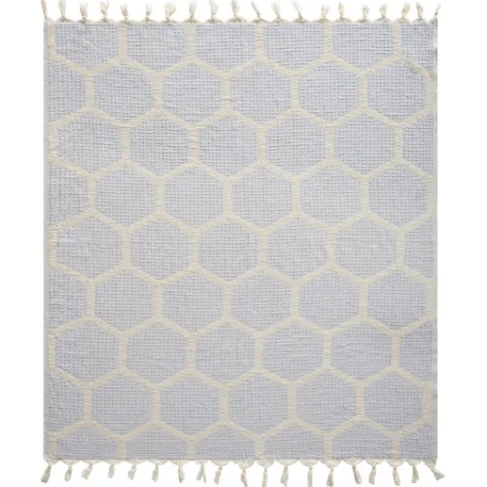 Kirkland's Home Lilac Honeycomb Cotton Throw- Blankets & Throws