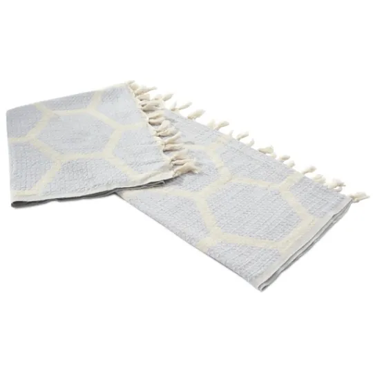 Kirkland's Home Lilac Honeycomb Cotton Throw- Blankets & Throws