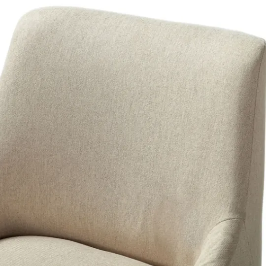 Kirkland's Home Lili Cream Golden Office Chair- Office Furniture