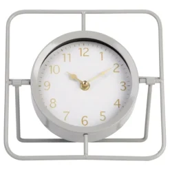 Kirkland's Home Linear Lines Tabletop Clock- Decorative Accents