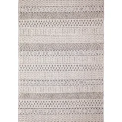 Kirkland's Home Linear Sundry Outdoor Area Rug, 5X7- Outdoor Rugs