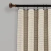 Kirkland's Home Linen Button And Stripe Curtain Panel Set, 95 In.- Curtains & Drapes