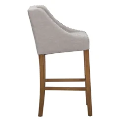 Kirkland's Home Linen Castaic Barstool- Bar Stools & Counter Height Stools