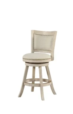 Kirkland's Home Linen Nailhead Trim Counter Stool, 38 In.- Bar Stools & Counter Height Stools