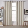 Kirkland's Home Linen Sateen Curtain Panel Set, 96 In.- Curtains & Drapes
