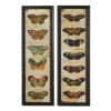 Kirkland's Home Literary Butterflies Framed Art Prints, Set Of 2- Framed Art