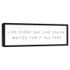 Kirkland's Home Live All Year Framed Canvas Wall Plaque- Wall Quotes & Signs
